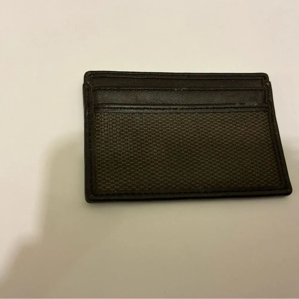 Coach Dark brown card holder